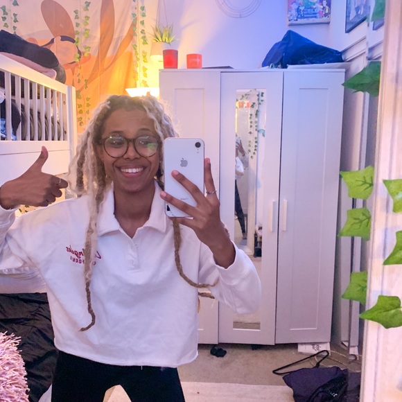 FOREVER 21 COLLARED CROPPED SWEATER - Picture 8 of 8